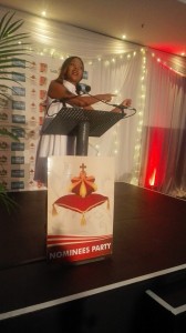 Zanele at the nomanee party