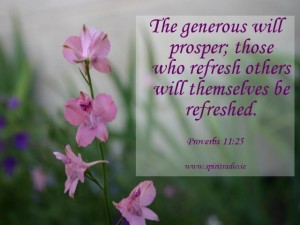Give generously - Gospel Corner Online