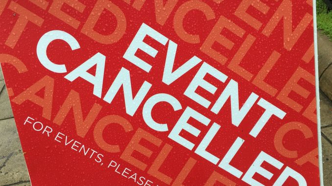 Gospel Events Shows Cancelled