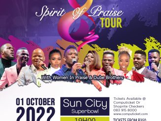 Spirit of praise tour in Sun City