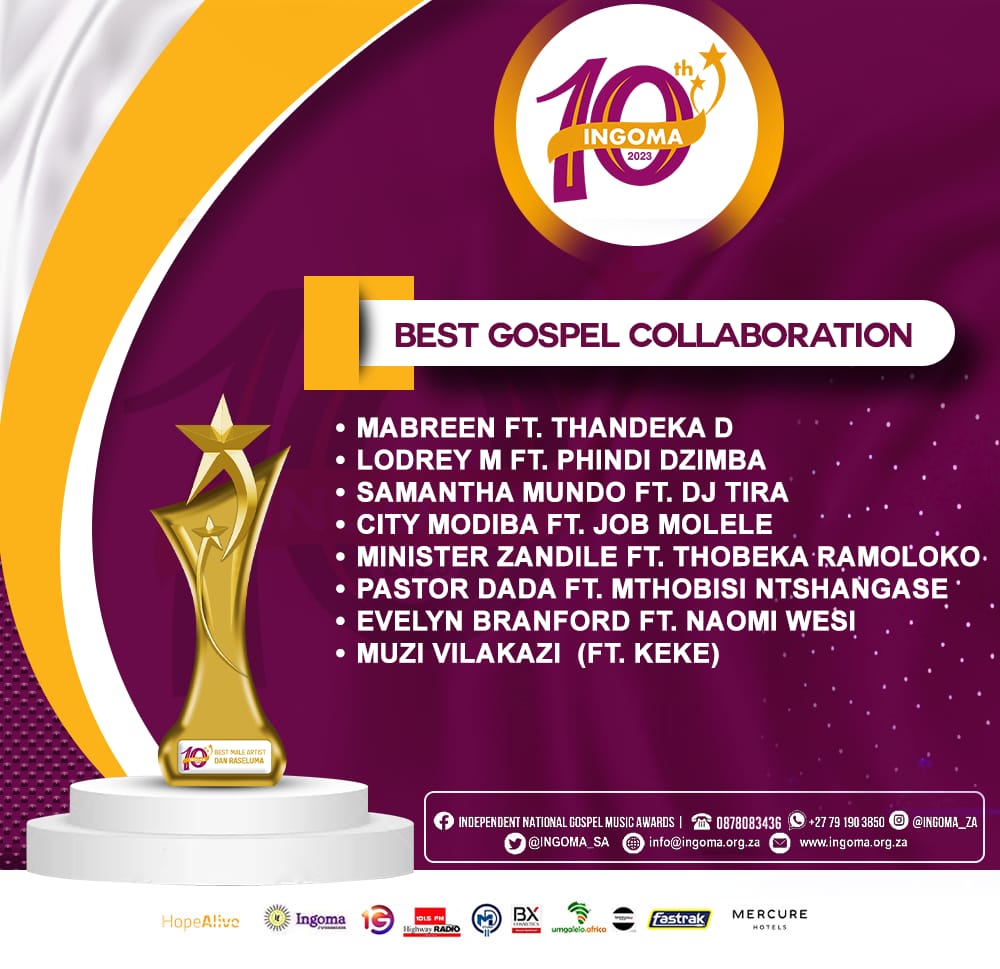 Ingoma awards 10th nominees music collaborations
