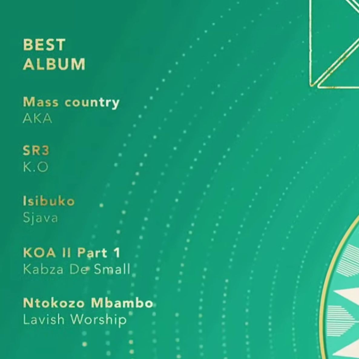Ntokozo Mbambo – SAMA nominations for Album of the year