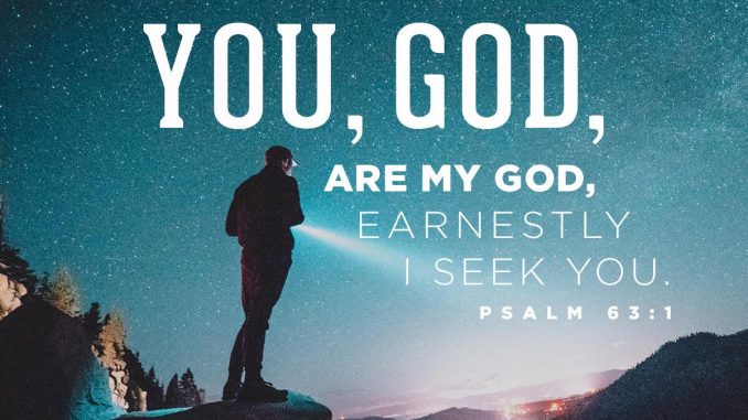 Seek you oh god the Journey to Purpose